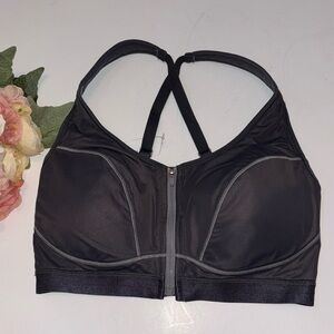 SYROKAN 32D Sports Bra Front Zip SYROKAN A188 Bra zipper 32D Compression Bra